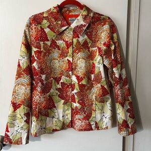 Chico's Chic,Trendy, Lined  Jacket W/Sequin Accents.Fall/Thanksgiving